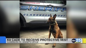 K9 Cade To Receive Protective Vest