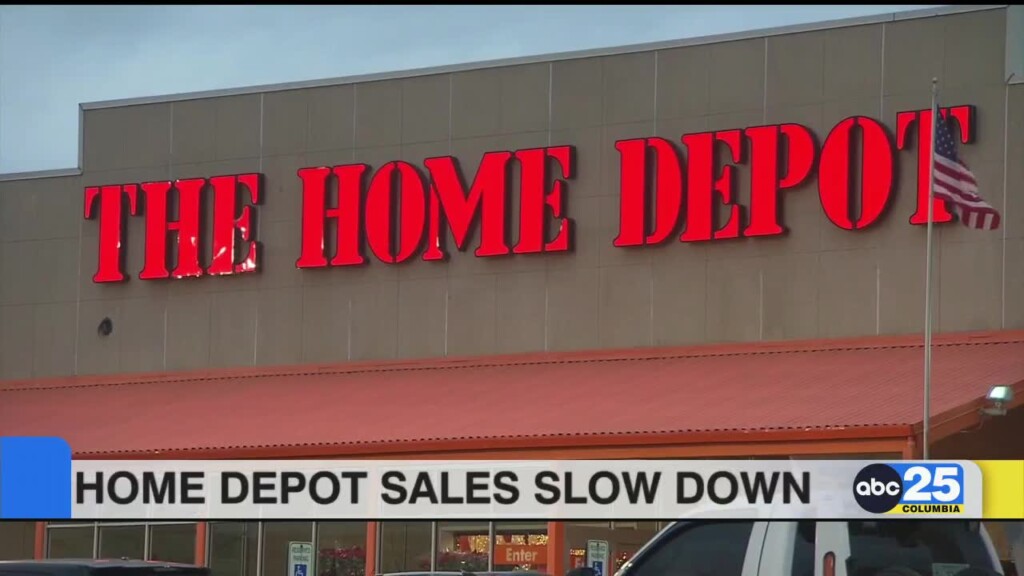 Home Depot Sales Slow Down