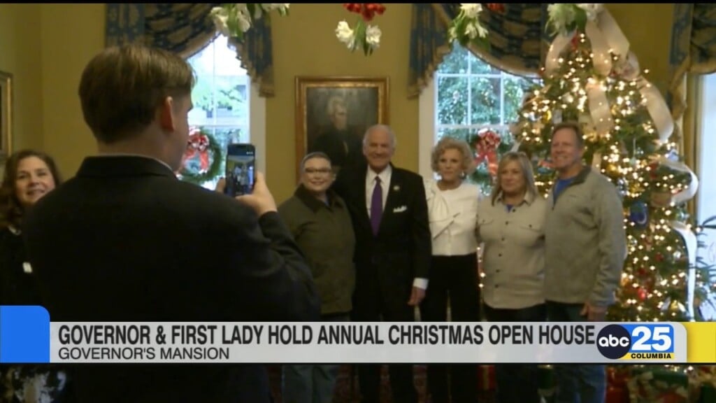 Governor And First Lady Hold Annual Christmas Open House