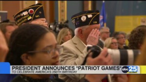 President Trump Announces Patriot Games