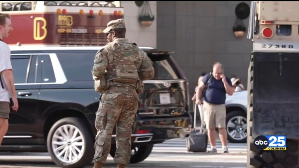 Sc National Guard Members Returning To Washington D.c.