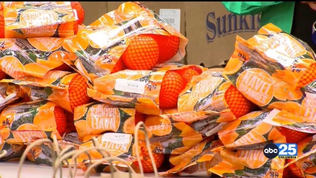 Dominion Energy Employees Volunteer To Pack Bags Of Food