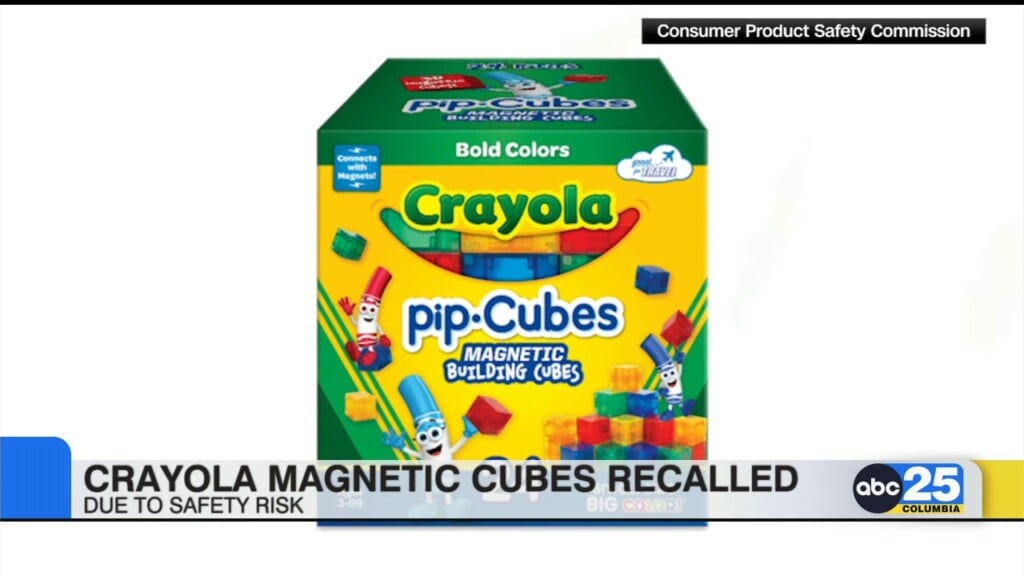 Crayola Magnetic Cubes Recalled