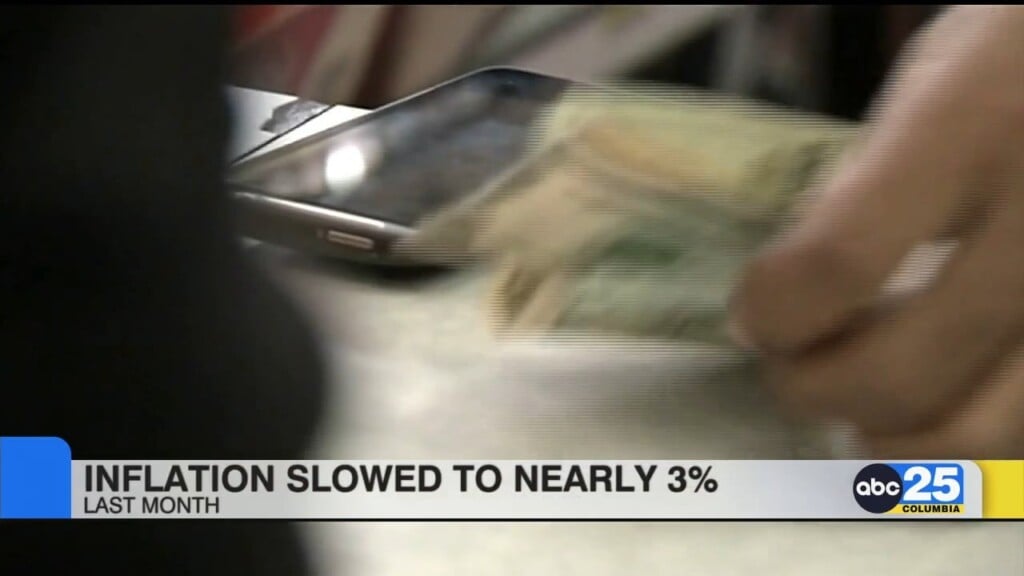 Inflation Slowed To Nearly 3% Last Month
