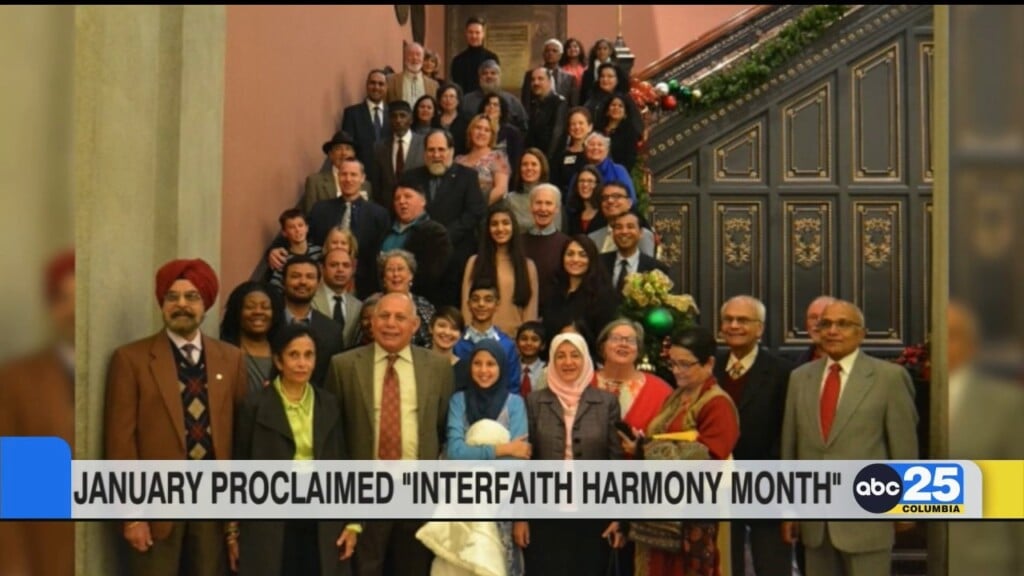 Sc Governor Proclaims Janaury As Interfaith Harmony Month