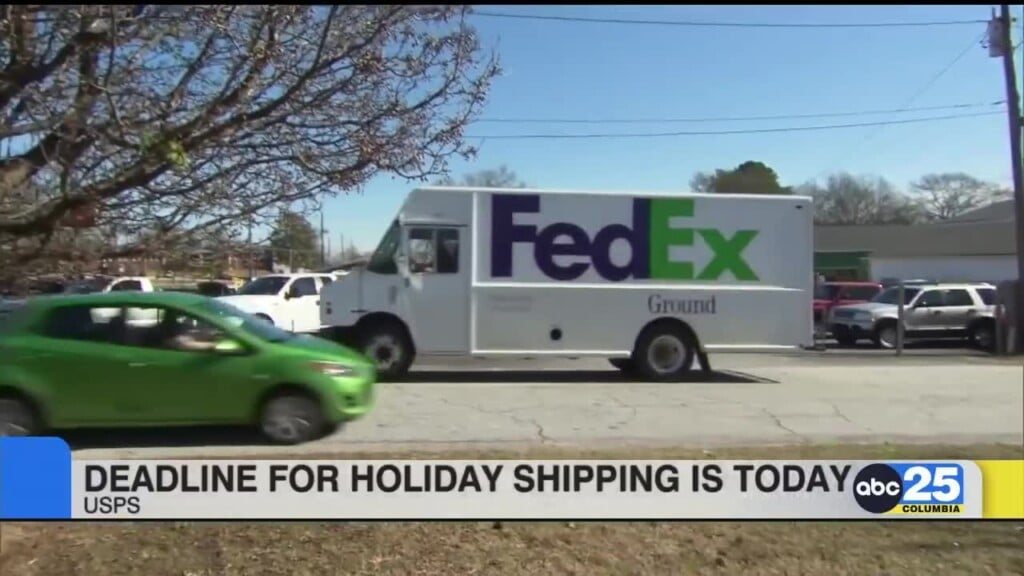 Deadline For Holiday Shipping Is Today