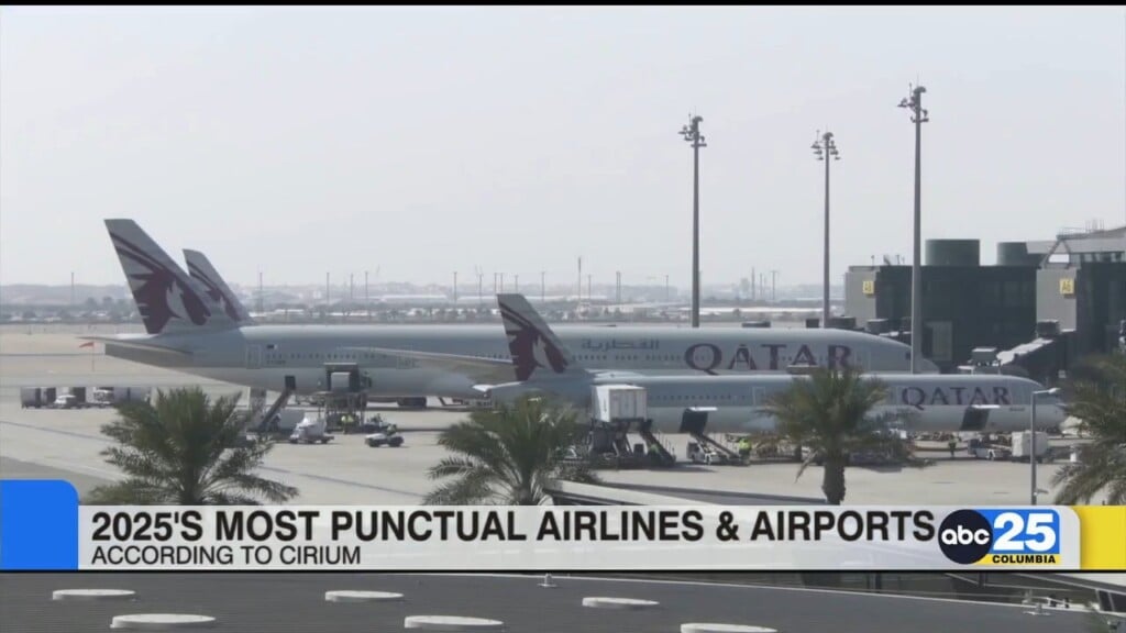2025's Most Punctual Airlines, Airports