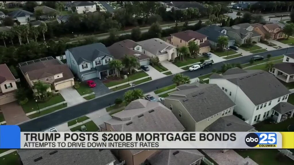 President Trump Posts $200 Billion Mortgage Bonds