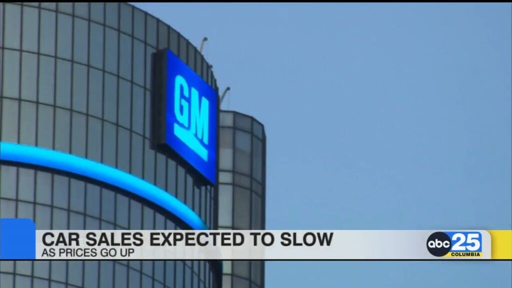 Car Sales Expected To Slow As Prices Rise