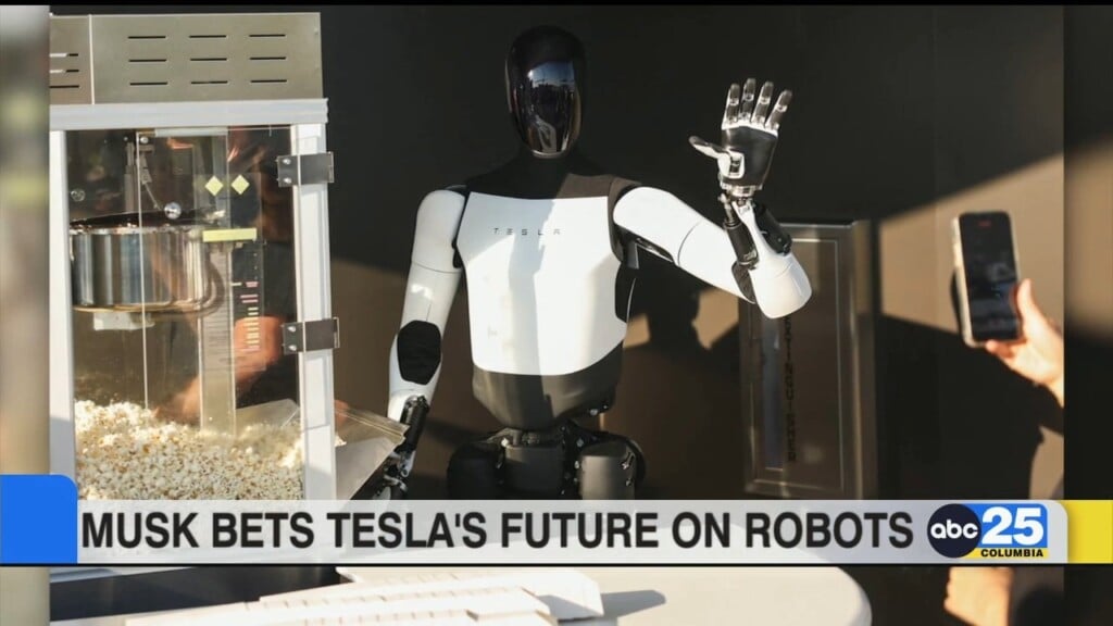 Elon Musk Bets Tesla's Future On Robots