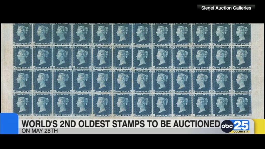 World's 2nd Oldest Stamps To Be Auctioned