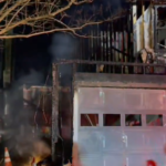 Fire at Hidden Pines Road