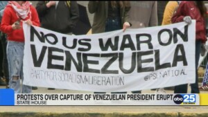 Capture Of Venezuelan President Brings Statehouse Protests