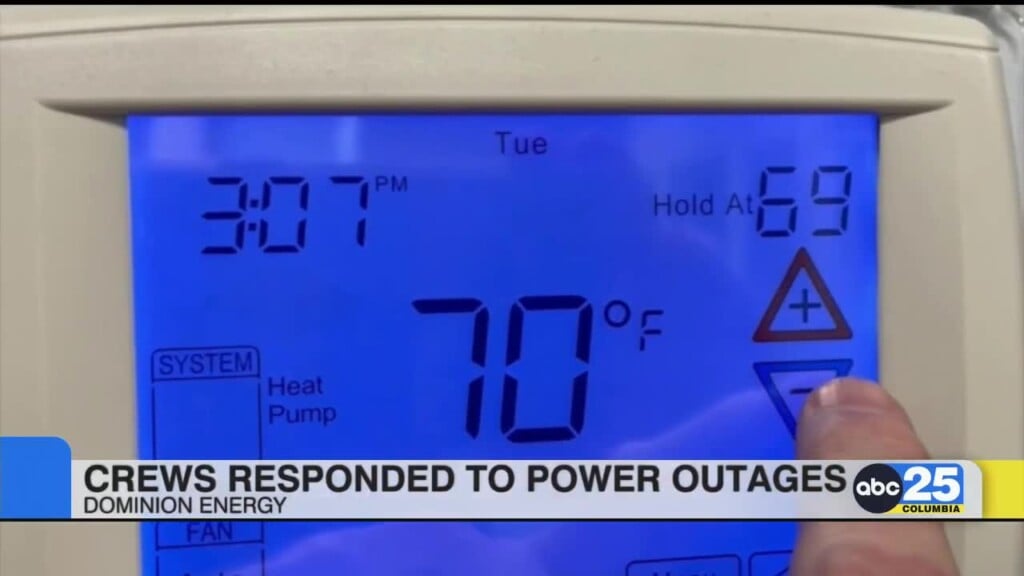 Dominion Energy Crews Responded To Power Outages
