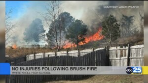 No Injuries Following Brush Fire