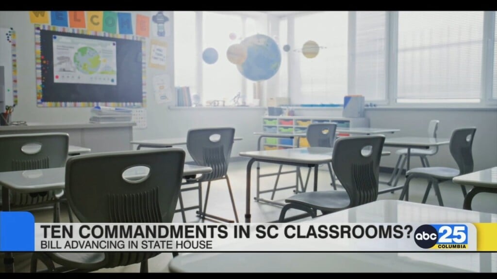 Ten Commandments In Sc Classrooms Bill Advancing In Sc House