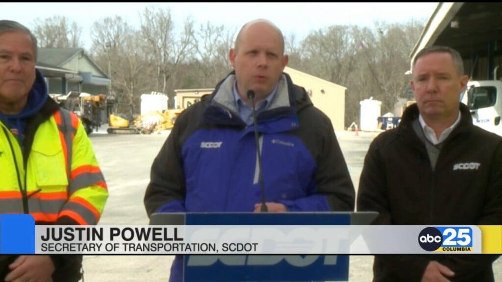 "we Are Prepared" Scdot Crews Ready Roads For Snowfall