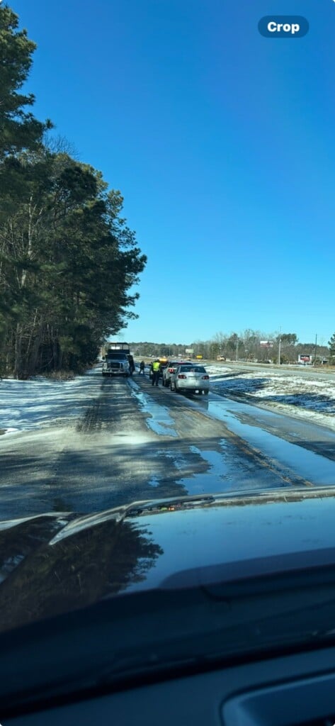 Crews Work On Parts Of South Pike East West As Roads Remain Slick