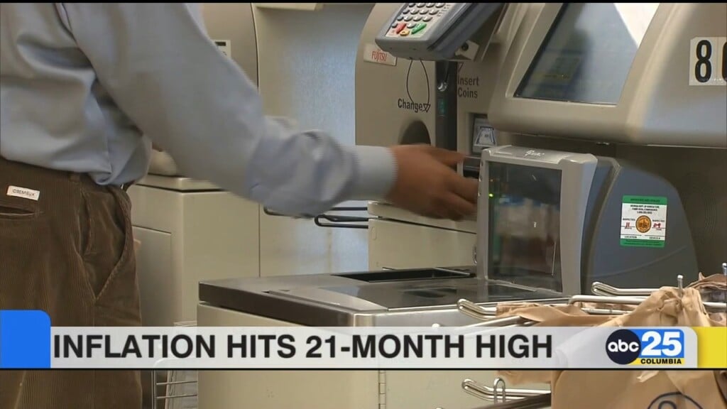 Inflation Hits 21 Month High