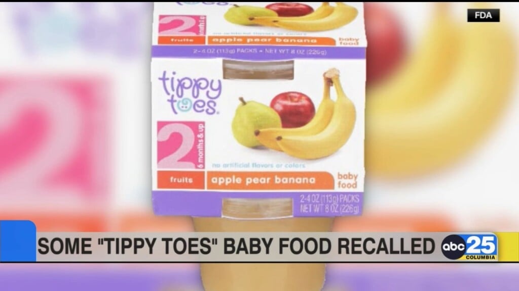 Some Tippy Toes Baby Food Recalled