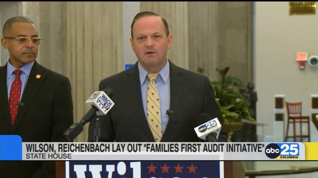 Wilson, Reichenbach Lay Out Plans For Gubernatorial Audit Initiative, Evette Campaign Responds