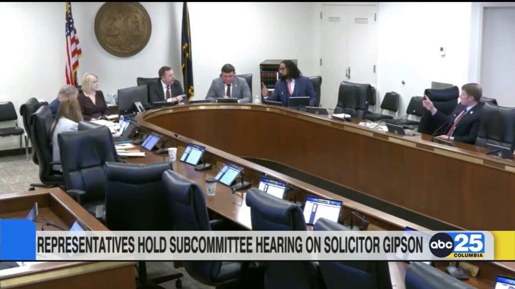 Should They? Can They? Subcommittee Explores Possible Impeachment Of Solicitor Byron Gipson