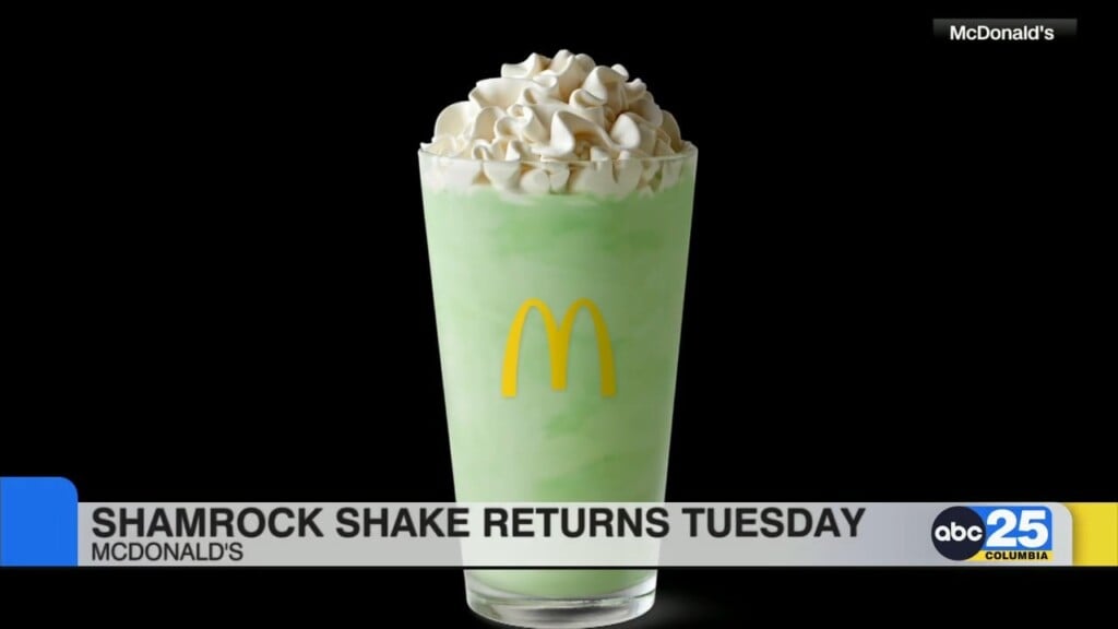 Mcdonald's Shamrock Shake Returns Tuesday
