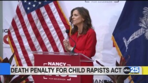 Mace Introduces Bill Allowing Federal Death Penalty For Child Sex Crimes