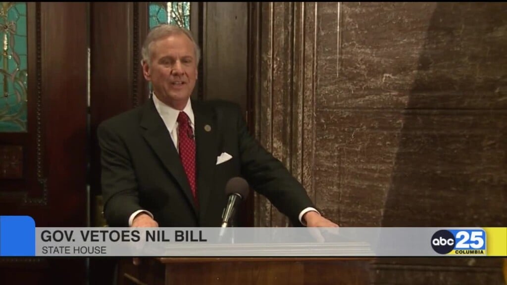 Sc Governor Vetoes Nil Bill