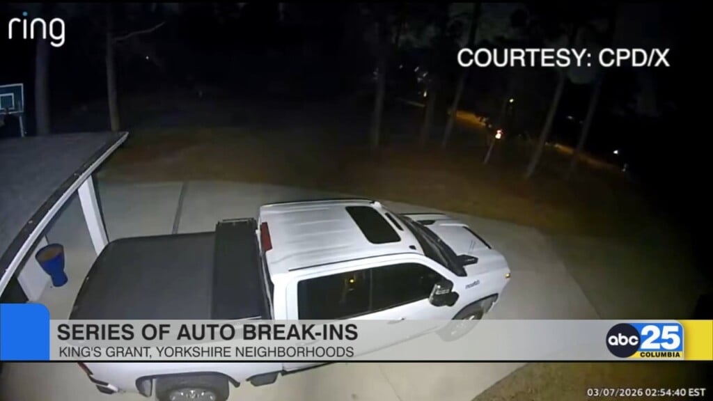 Columbia Police Investigating Series Of Auto Break Ins