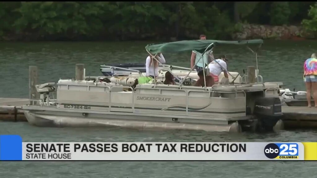 Sc Senate Passes Bill To Cut State's Boat Property Taxes