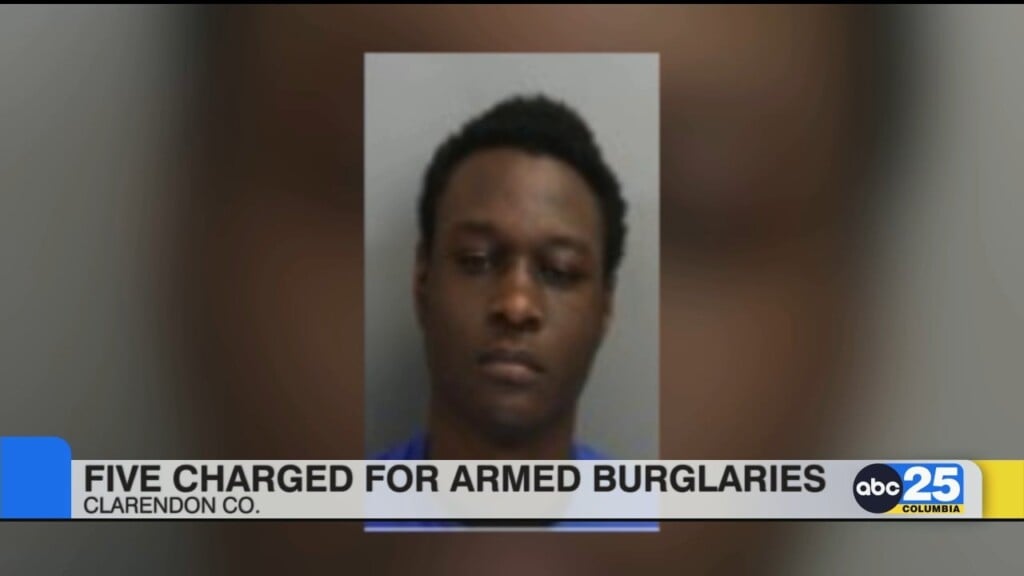 5 Charged With Armed Burglaries