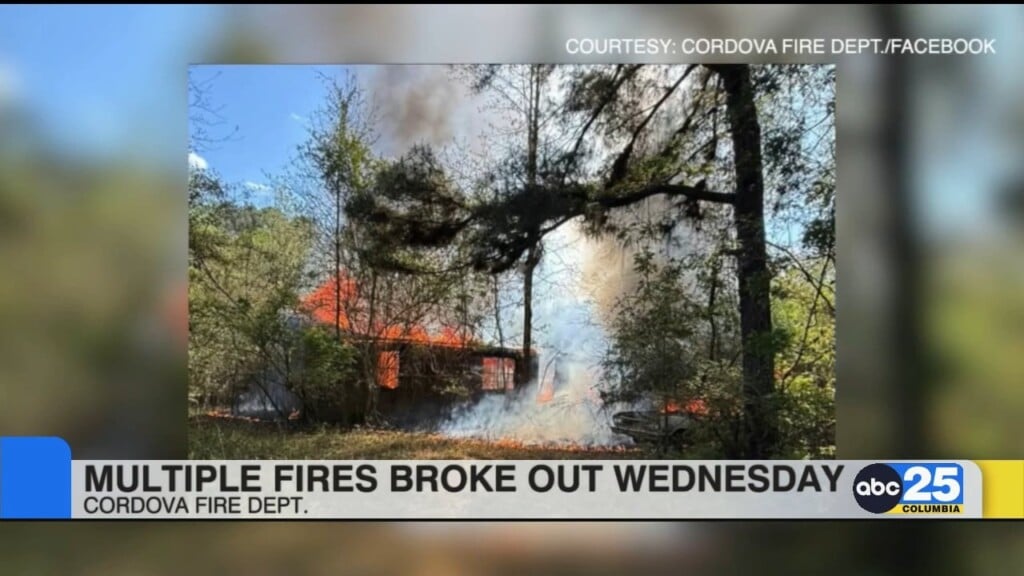 Multiple Fires Broke Out Wednesday