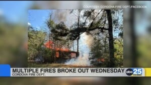 Multiple Fires Broke Out Wednesday