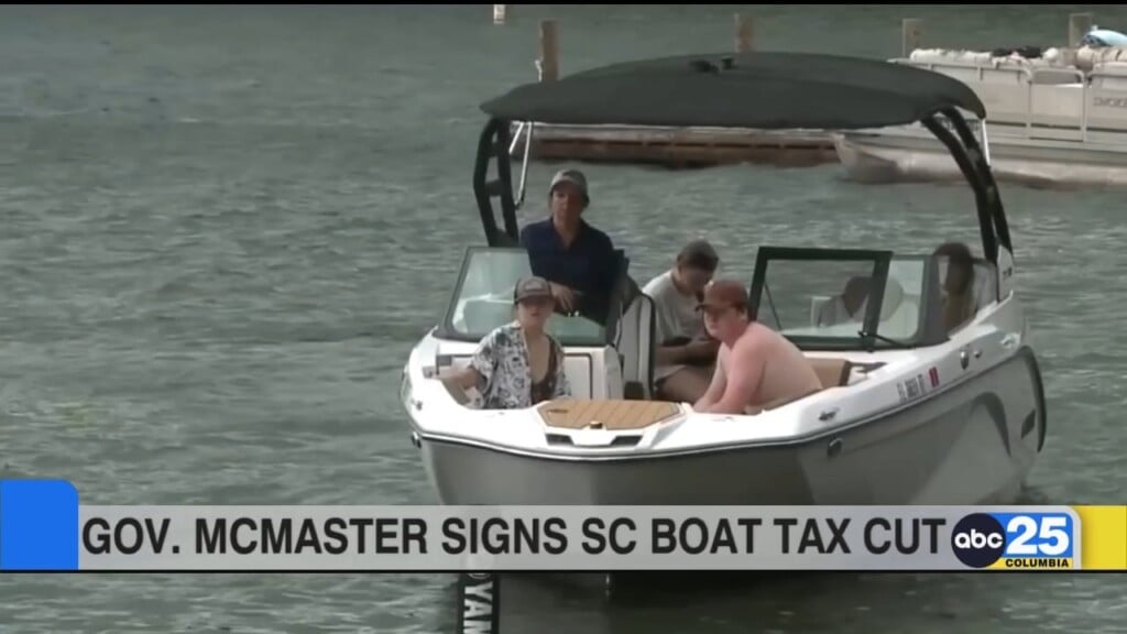 Gov. Mcmaster Signs Sc Boat Tax Cut