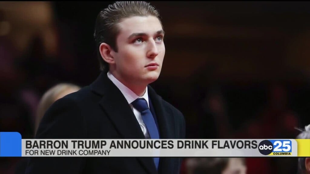 Barron Trump Announces Flavors For New Drink Company