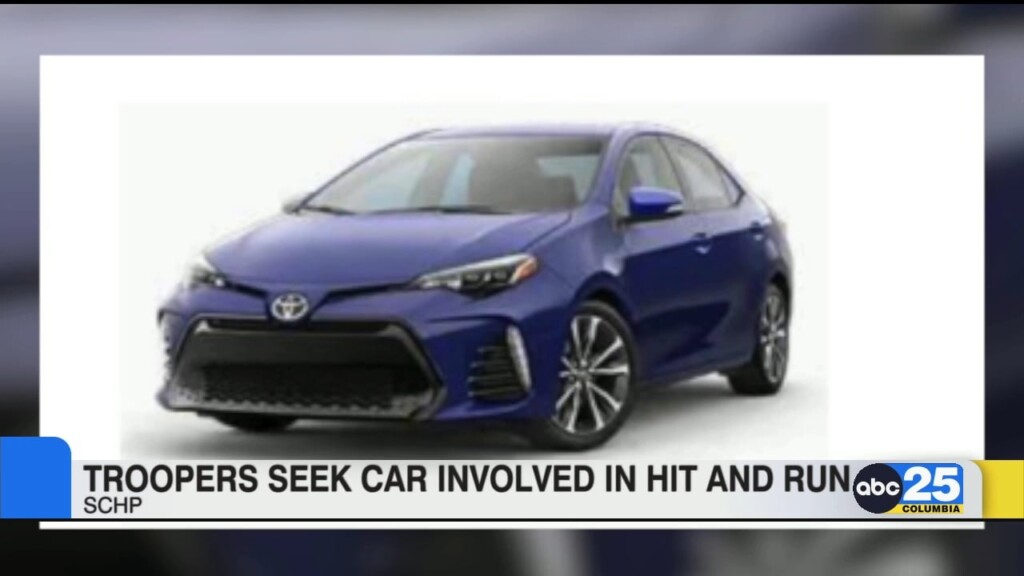 Sc Troopers Seek Car Involved In Hit And Run