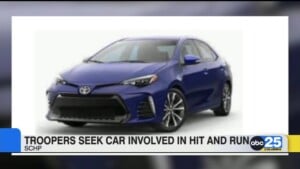 Sc Troopers Seek Car Involved In Hit And Run