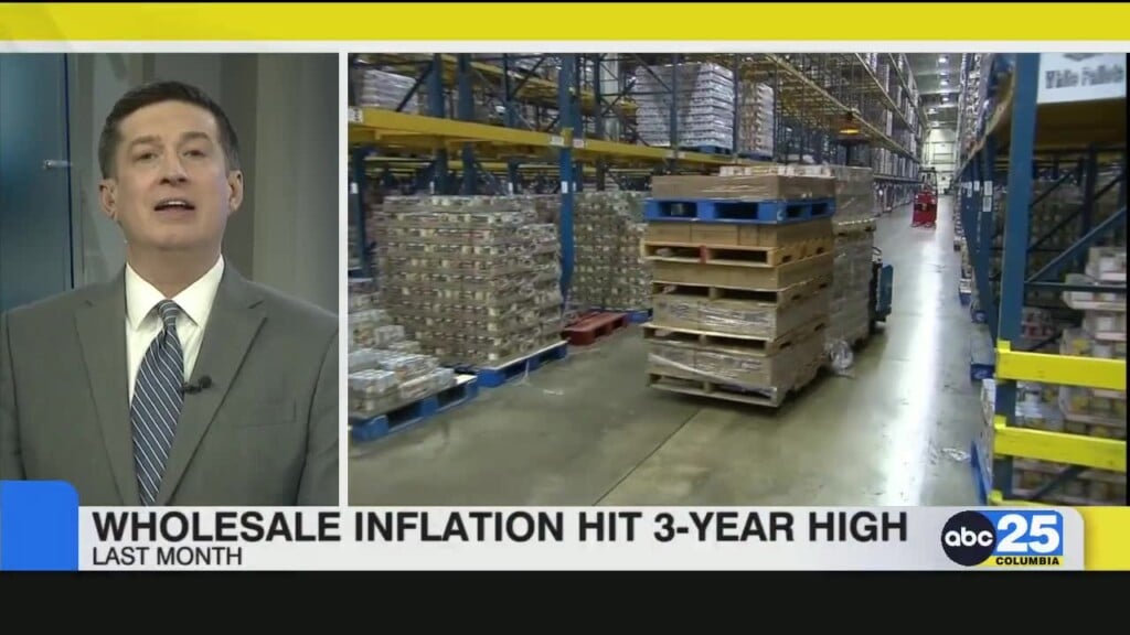 Wholesale Inflation Hit 3 Year High