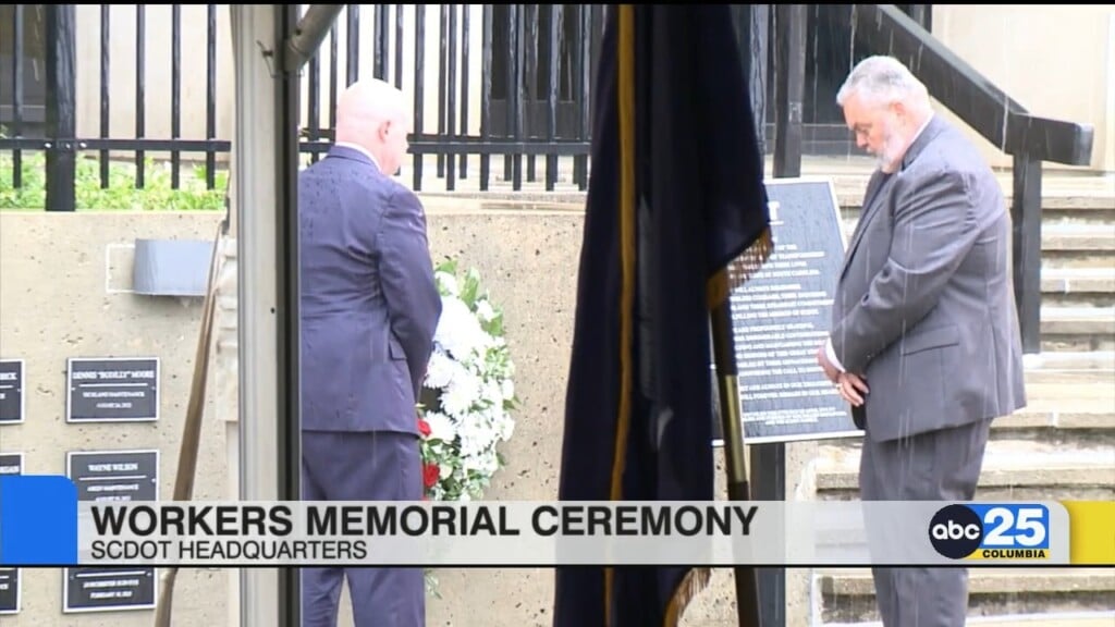 Scdot Honors Fallen Workers In Annual Memorial Ceremony