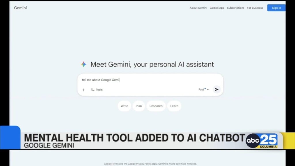 Mental Health Tool Added To Google Gemini