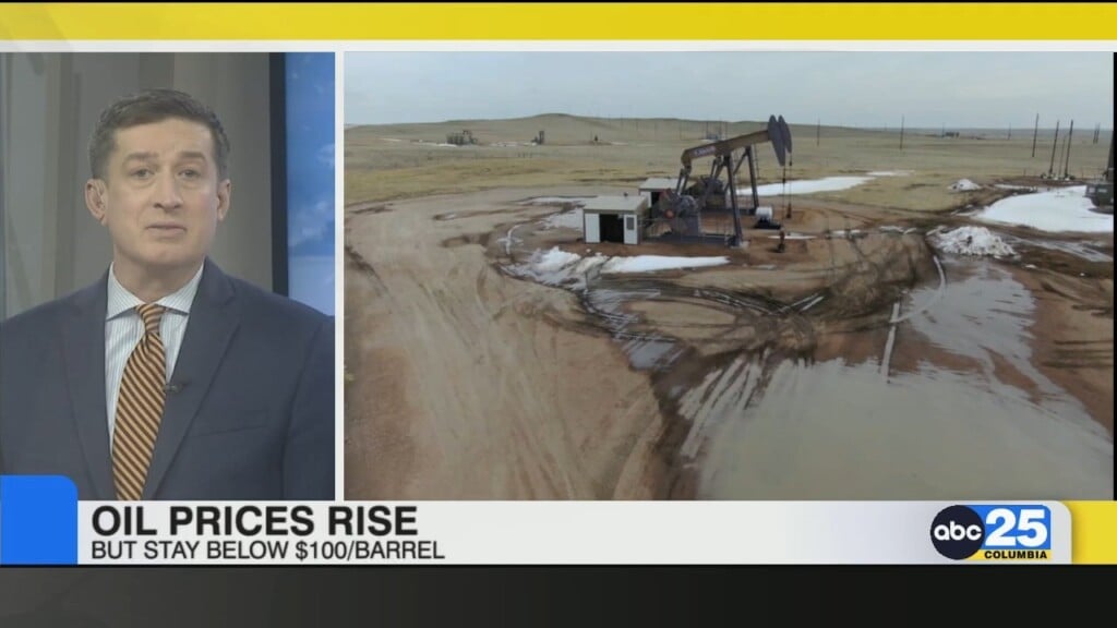 Oil Prices Rise, But Below $100