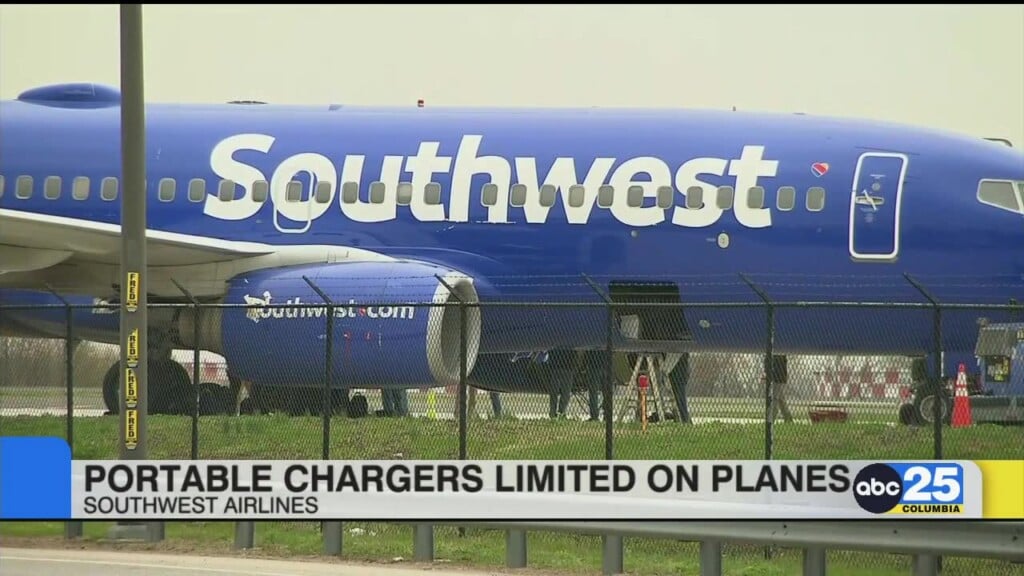 Southwest Airlines Says Portable Chargers Limited On Planes