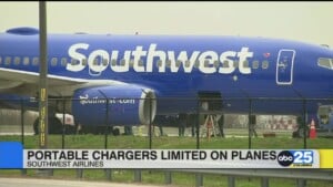 Southwest Airlines Says Portable Chargers Limited On Planes