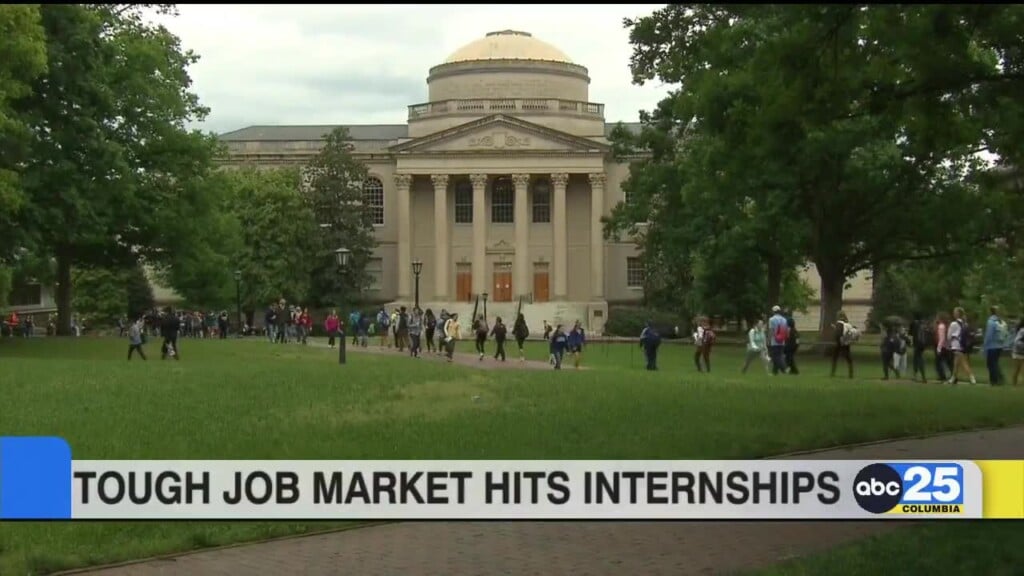 Tough Job Market Hits Internships