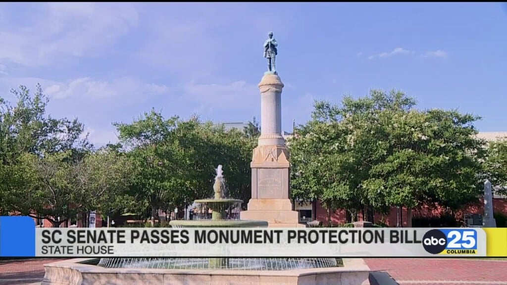 Sc Senate Passes Monument Protection Bill