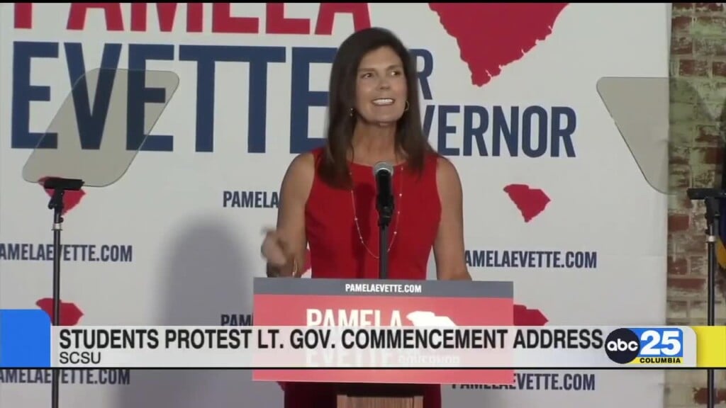 Scsu Students Protest Lt. Gov Evette Commencement Address