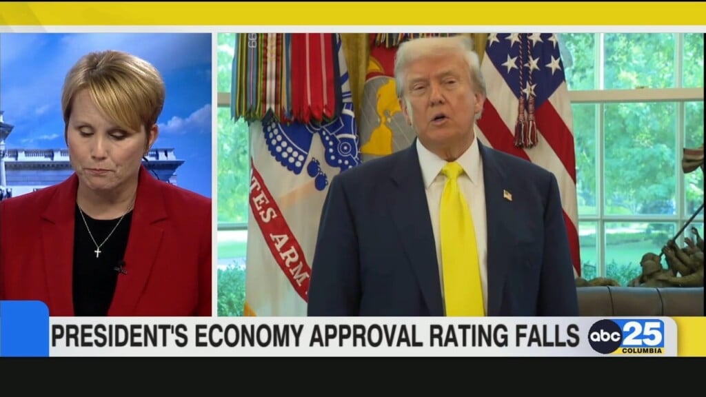 President Trump's Economy Approval Rating Falls