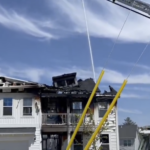 The Falls subdivision fire