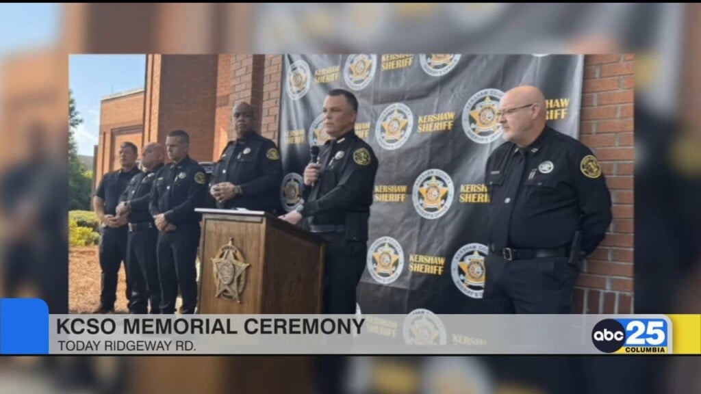 Kershaw Co. Sheriff's Office Hosts Peace Officers Memorial Ceremony